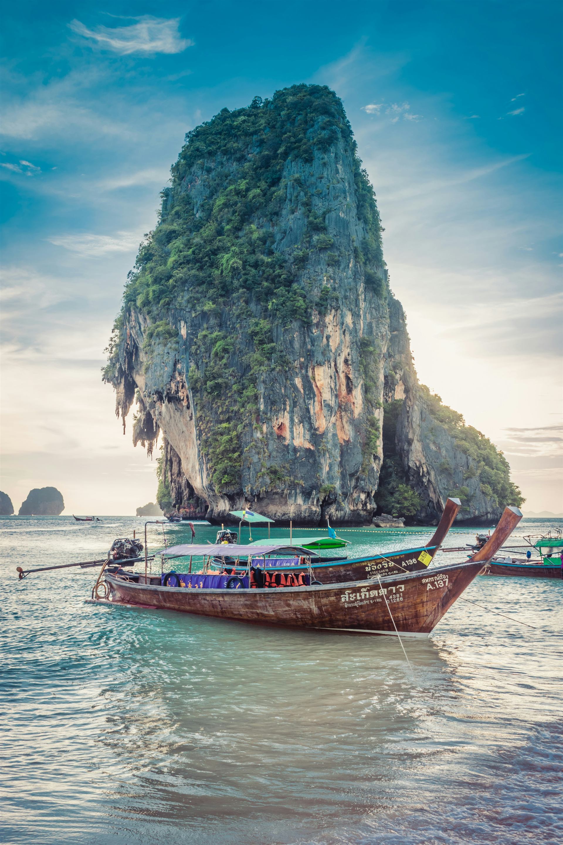 Coastal limestone cliffs